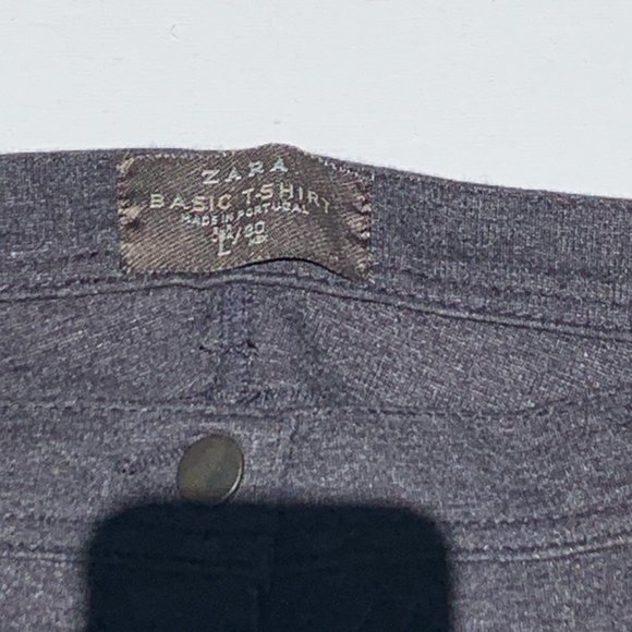 Women's Charcoal Grey Pants by Zara — Size Large - Picture 4 of 4